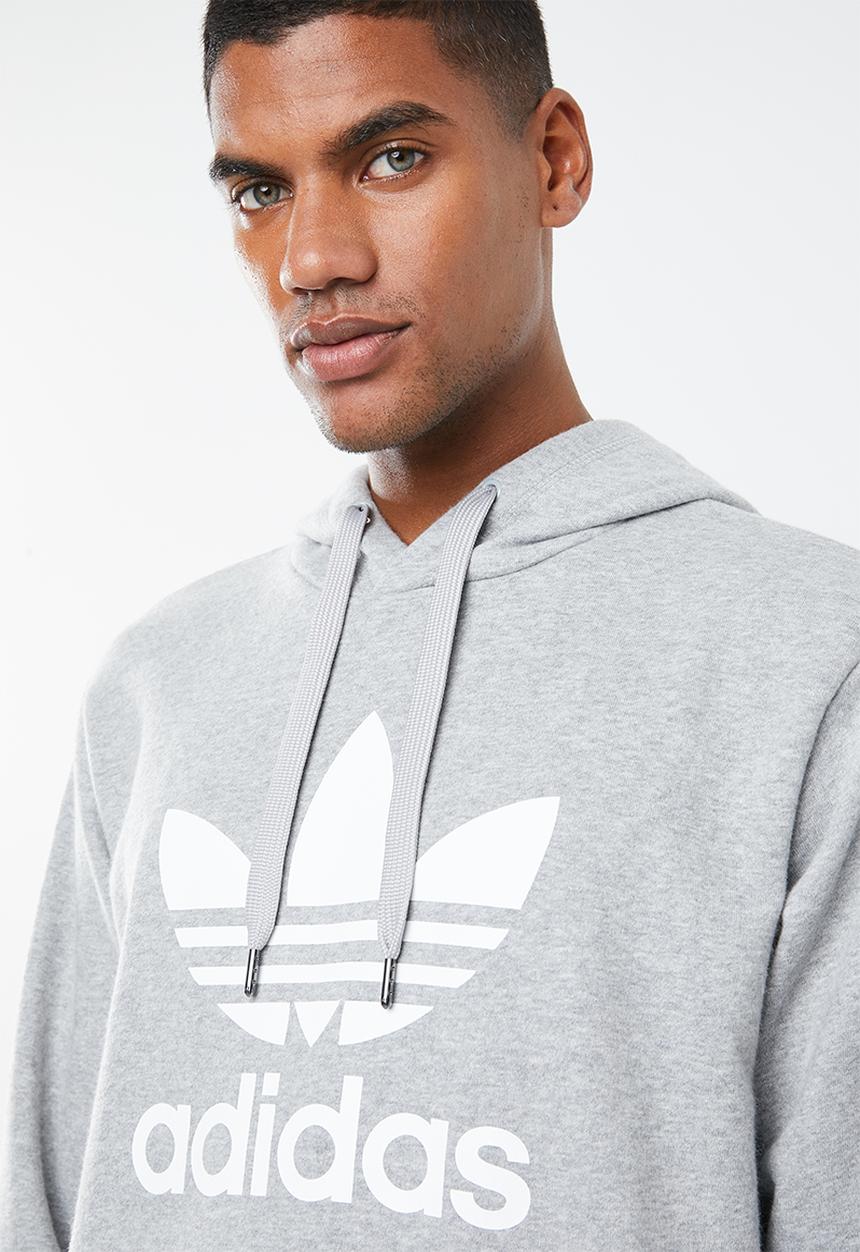 adidas Originals - Trefoil hoodie - grey