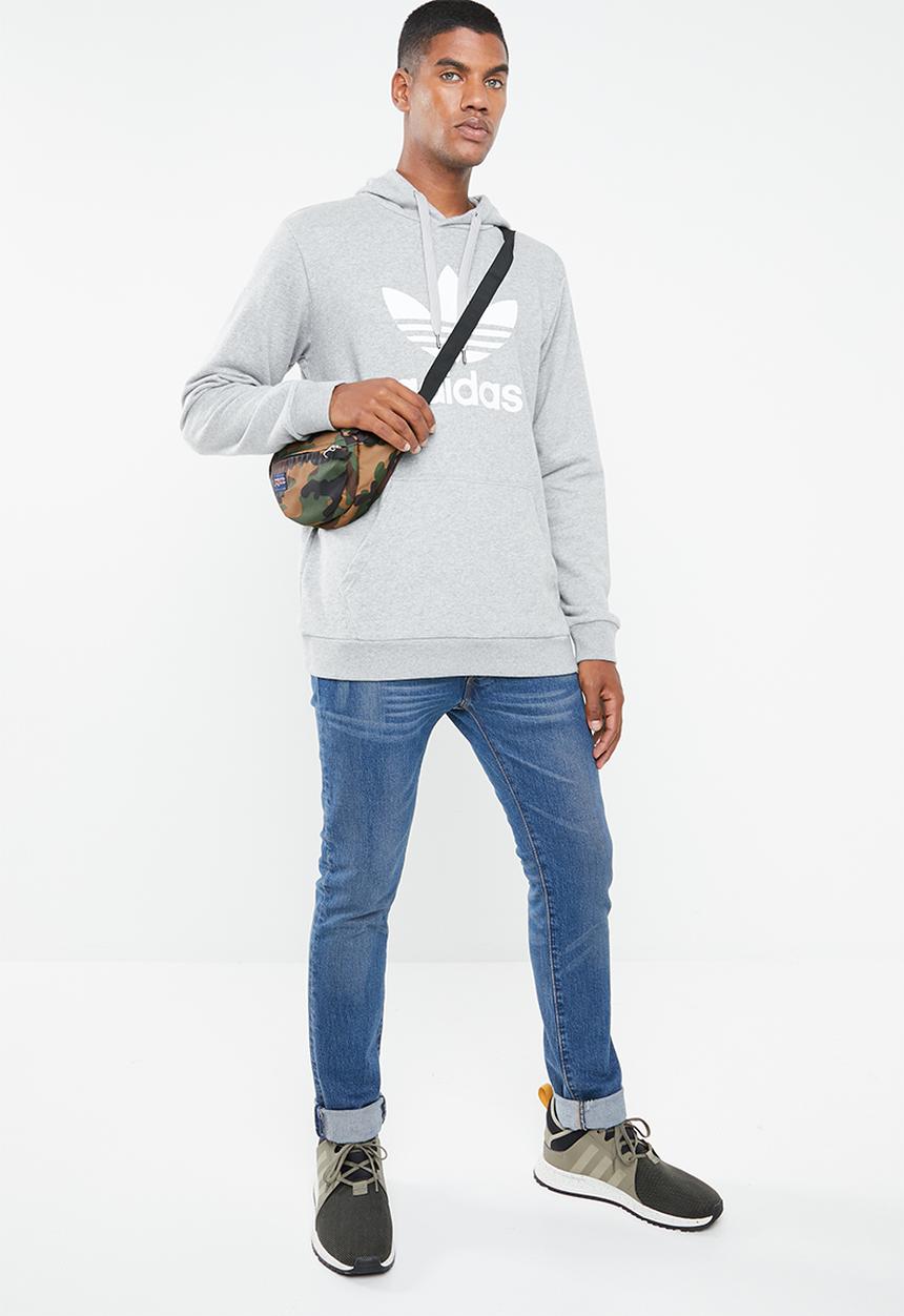 adidas Originals - Trefoil hoodie - grey
