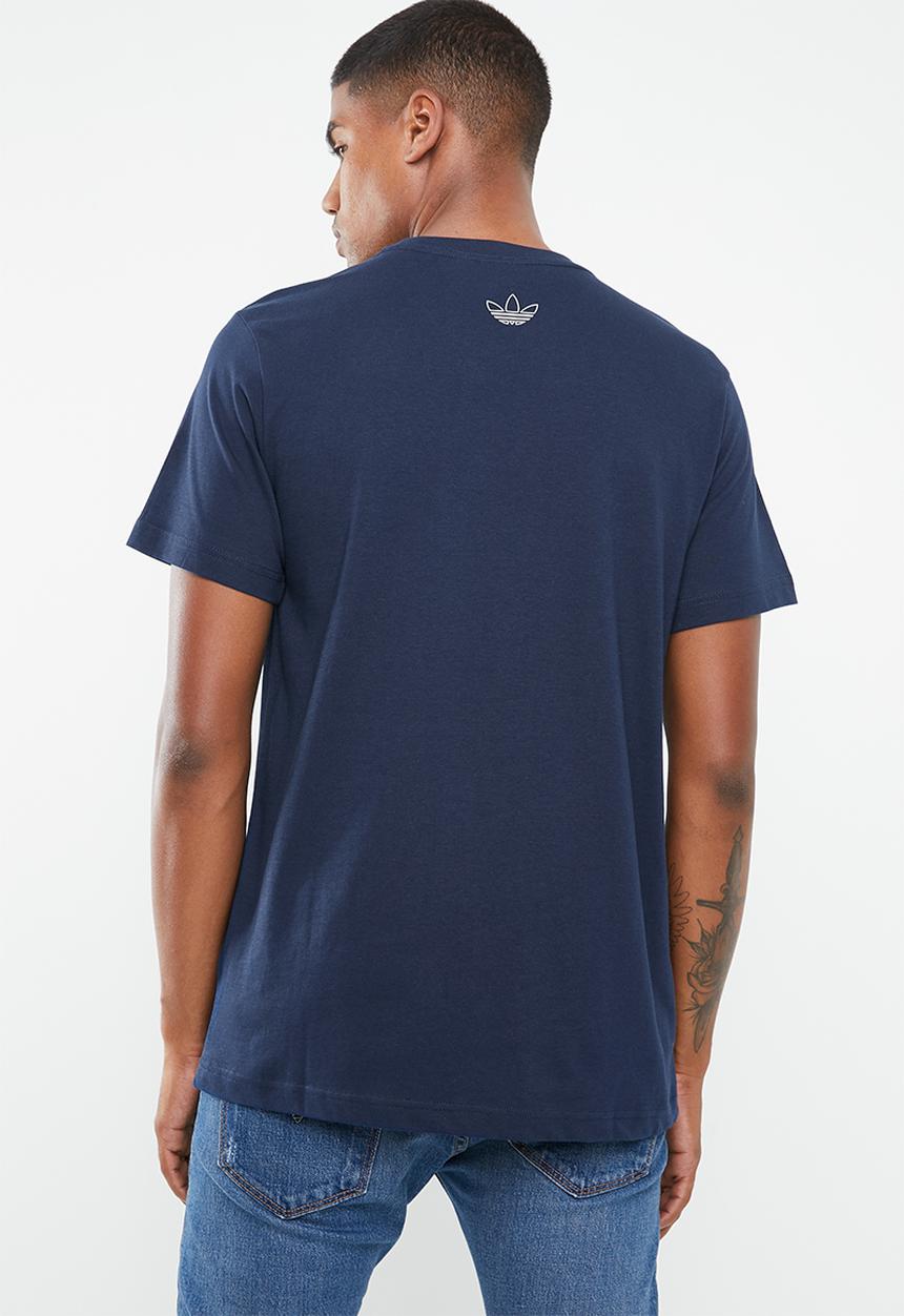 adidas Originals - Trefoil art tee - navy