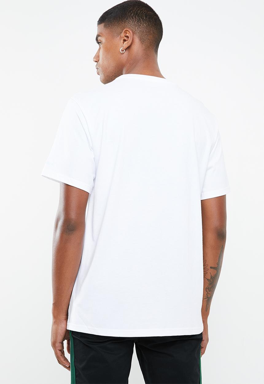 Converse - Vertical collegiate text tee - white