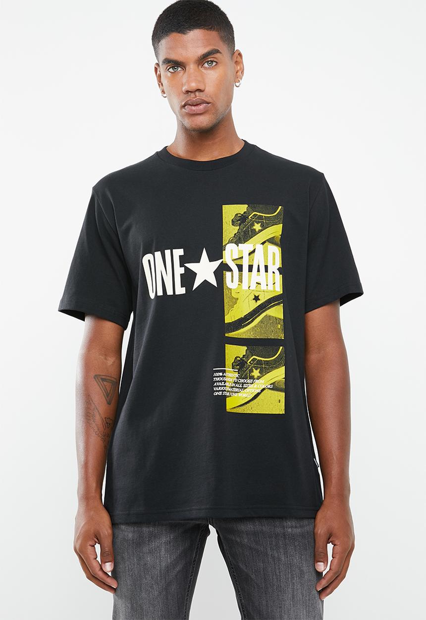 Converse - One star photo short sleeve tee - black
