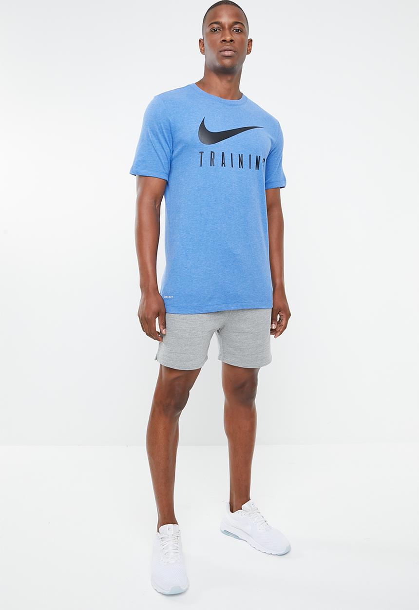 Nike - Nike dry tee nike train - blue & black