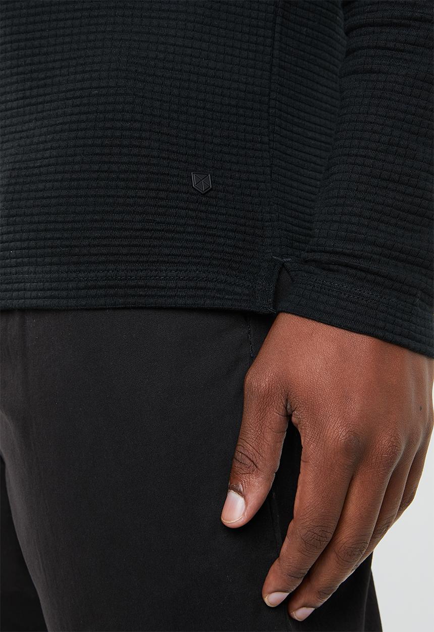 Jack & Jones - Polo long sleeve tee - black