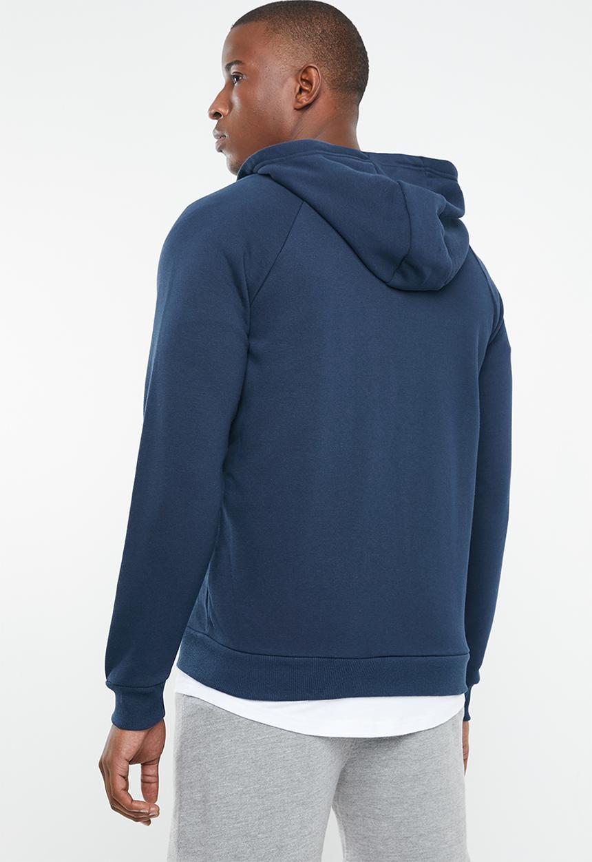 Under Armour - Rival fleece full zip hoodie - navy
