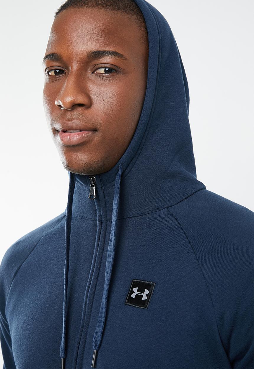 Under Armour - Rival fleece full zip hoodie - navy