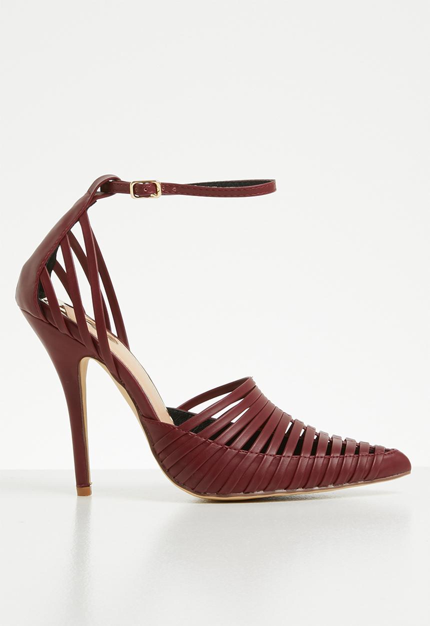 Footwork - Stiletto heel - maroon