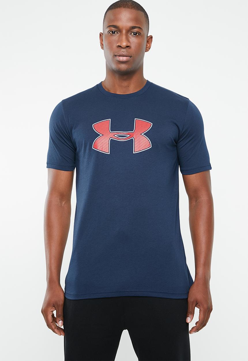 Under Armour - UA big logo tee - navy