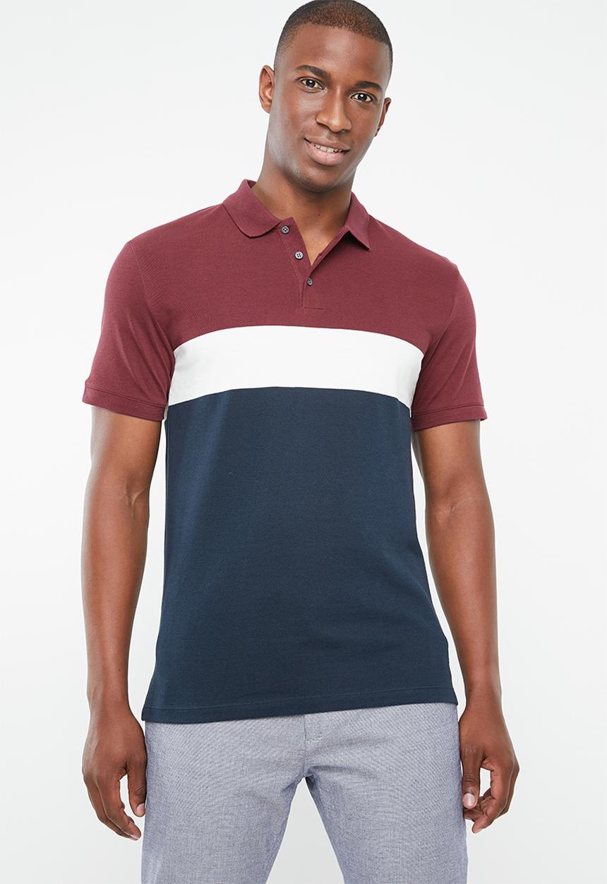 Selected Homme - Jinx short sleeve polo tee - multi
