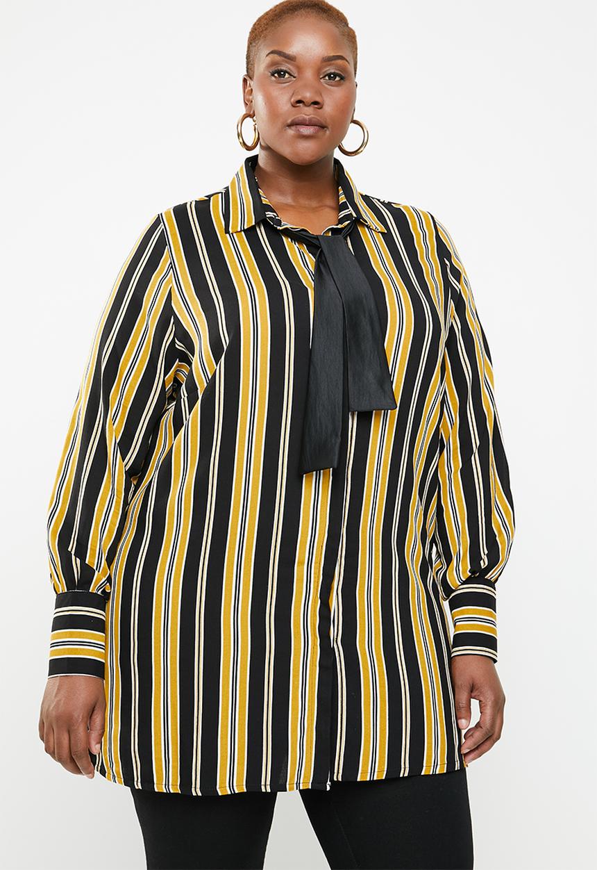 STYLE REPUBLIC PLUS - Contrast detail shirt - multi