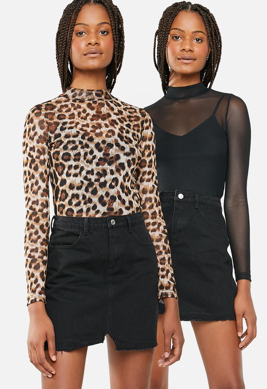 Superbalist - 2 Pack mesh tops - multi