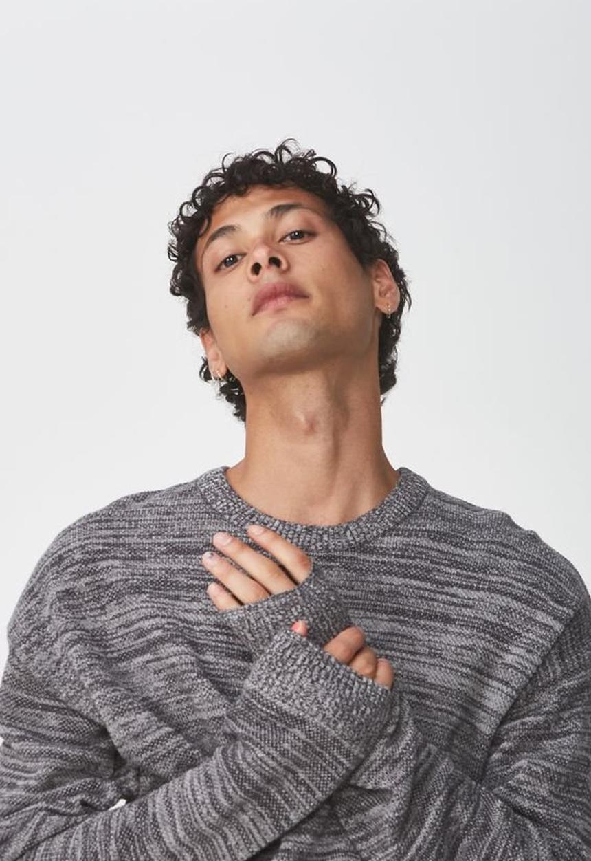 Cotton On - Lightweight crew sweater - grey