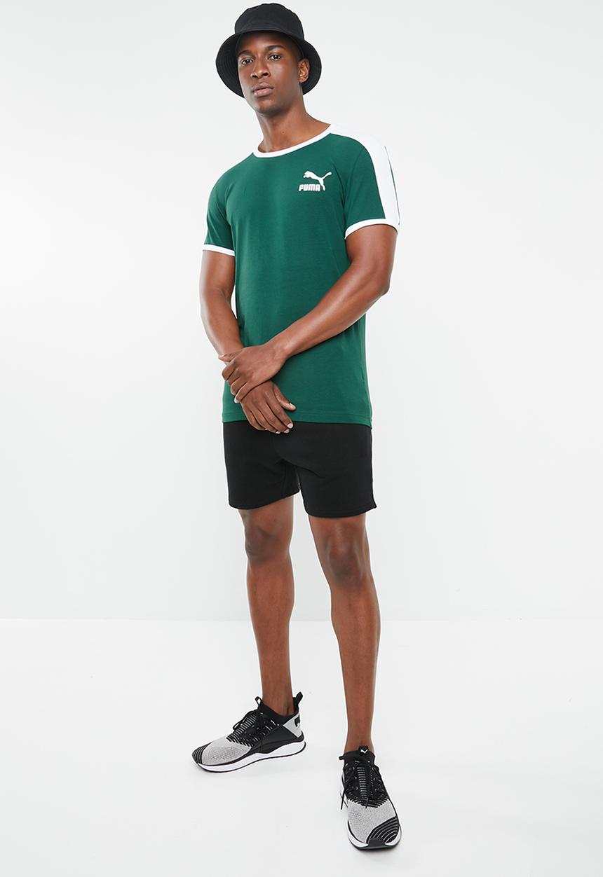 PUMA - Iconic T7 slim fit tee - green