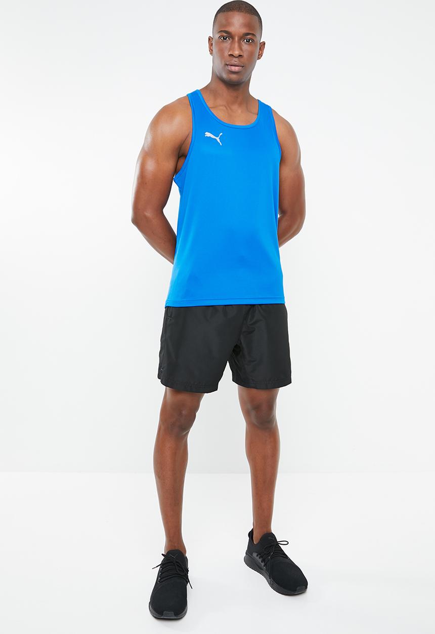 PUMA - Forever faster cotton singlet - blue