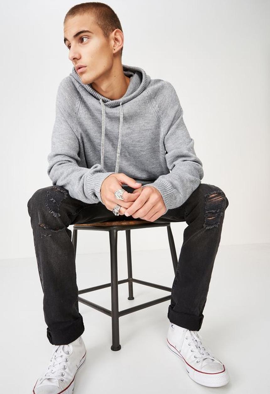 Cotton On - Hooded sweater knit - grey