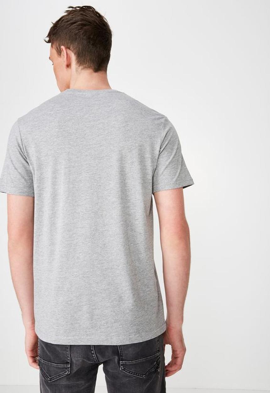 Cotton On - Borough urban T-shirt - grey