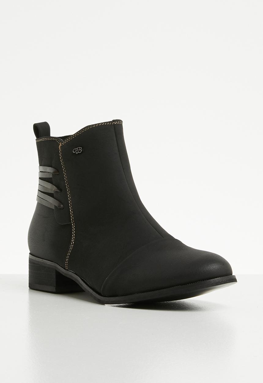 Miss Black - Criss-cross ankle boot - black