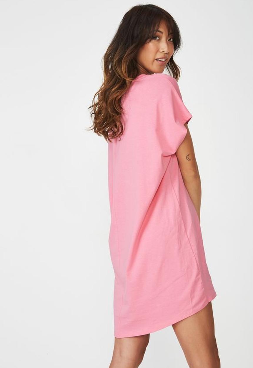 Cotton On - Cap sleeve nightie - pink & blue