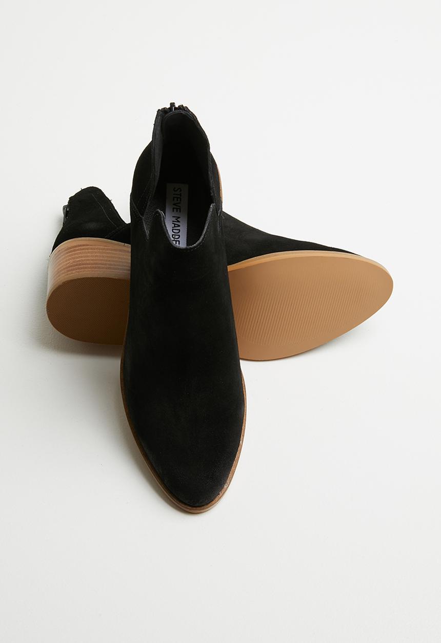 Steve Madden - Lancaster block heel ankle boot - black