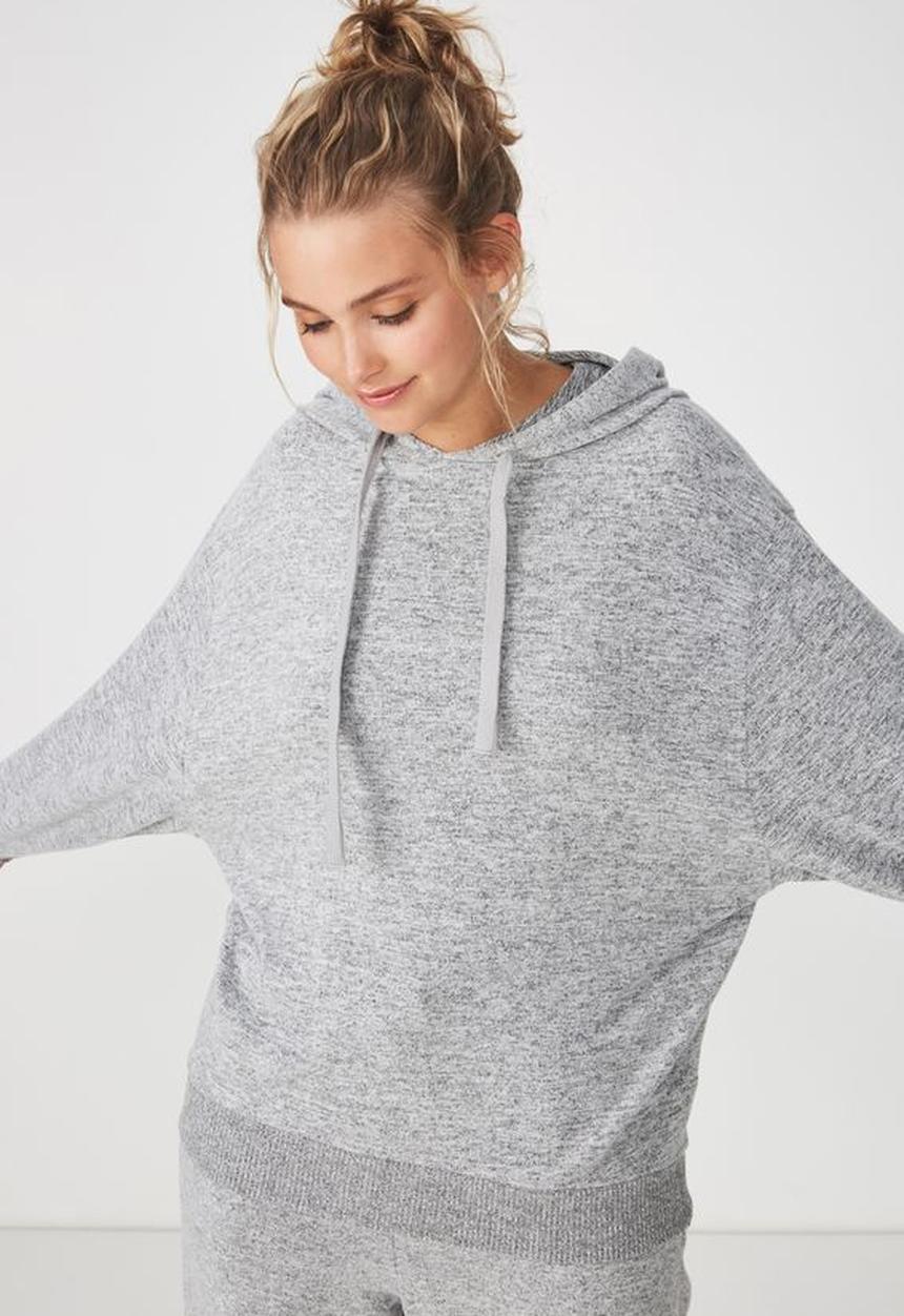 Cotton On - Super soft statement hoodie - grey