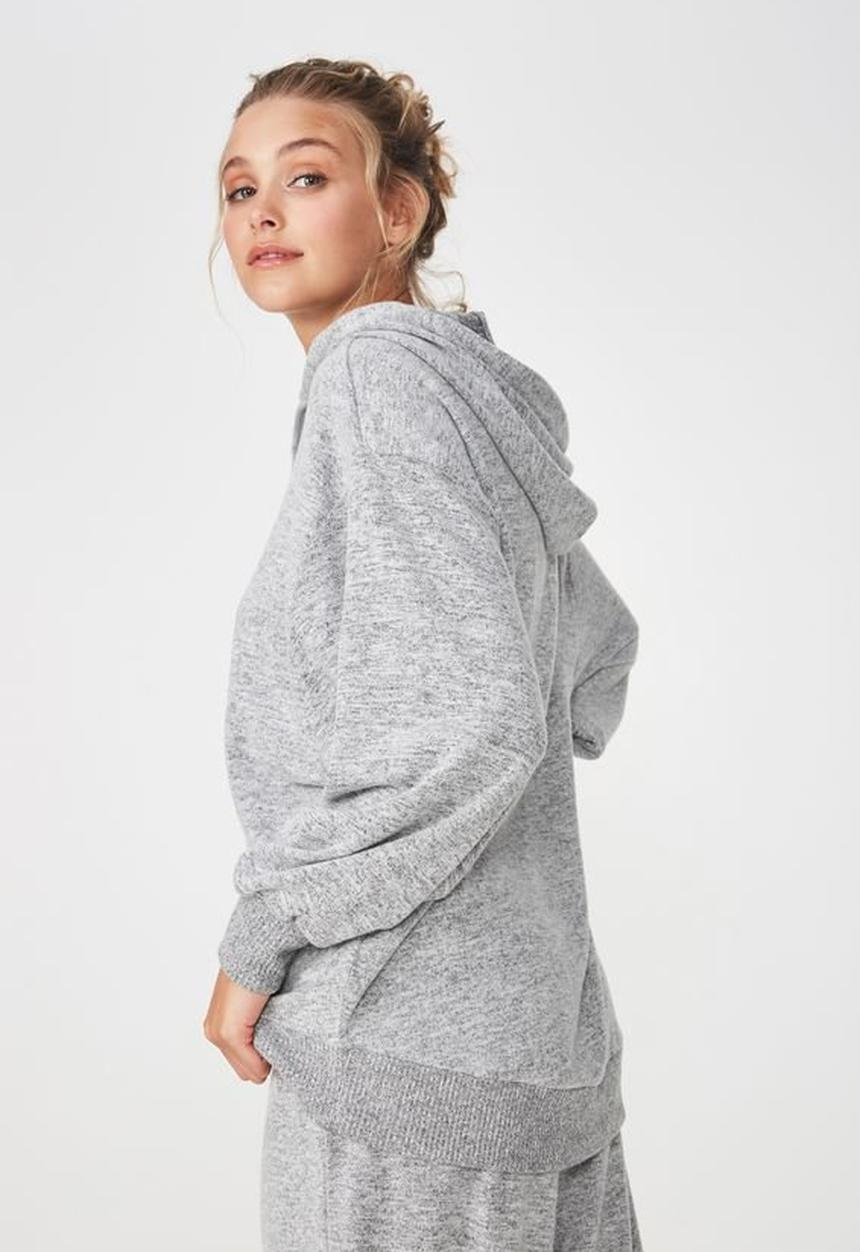 Cotton On - Super soft statement hoodie - grey