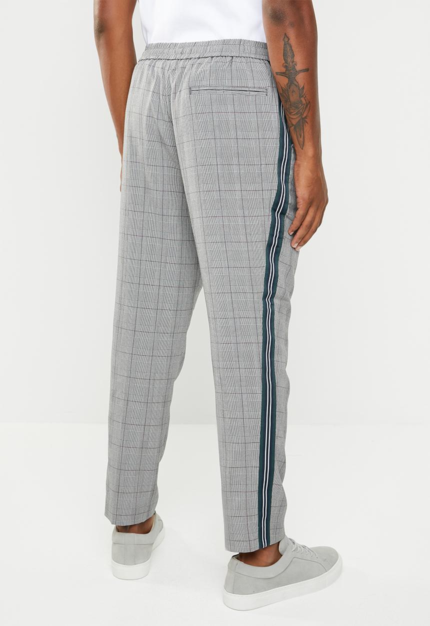 New Look - POW check chino - grey