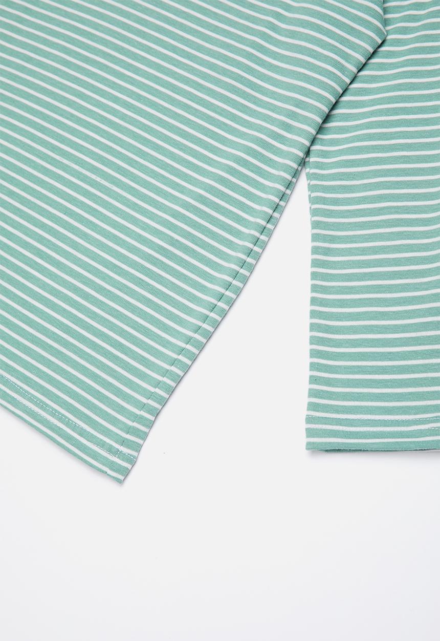 Pop Candy - Kids 3 pack long sleeve top - grey & green