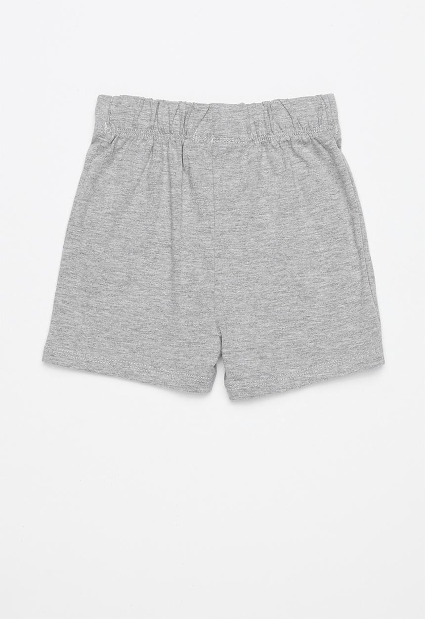 Pop Candy - Elasticated shorts - grey