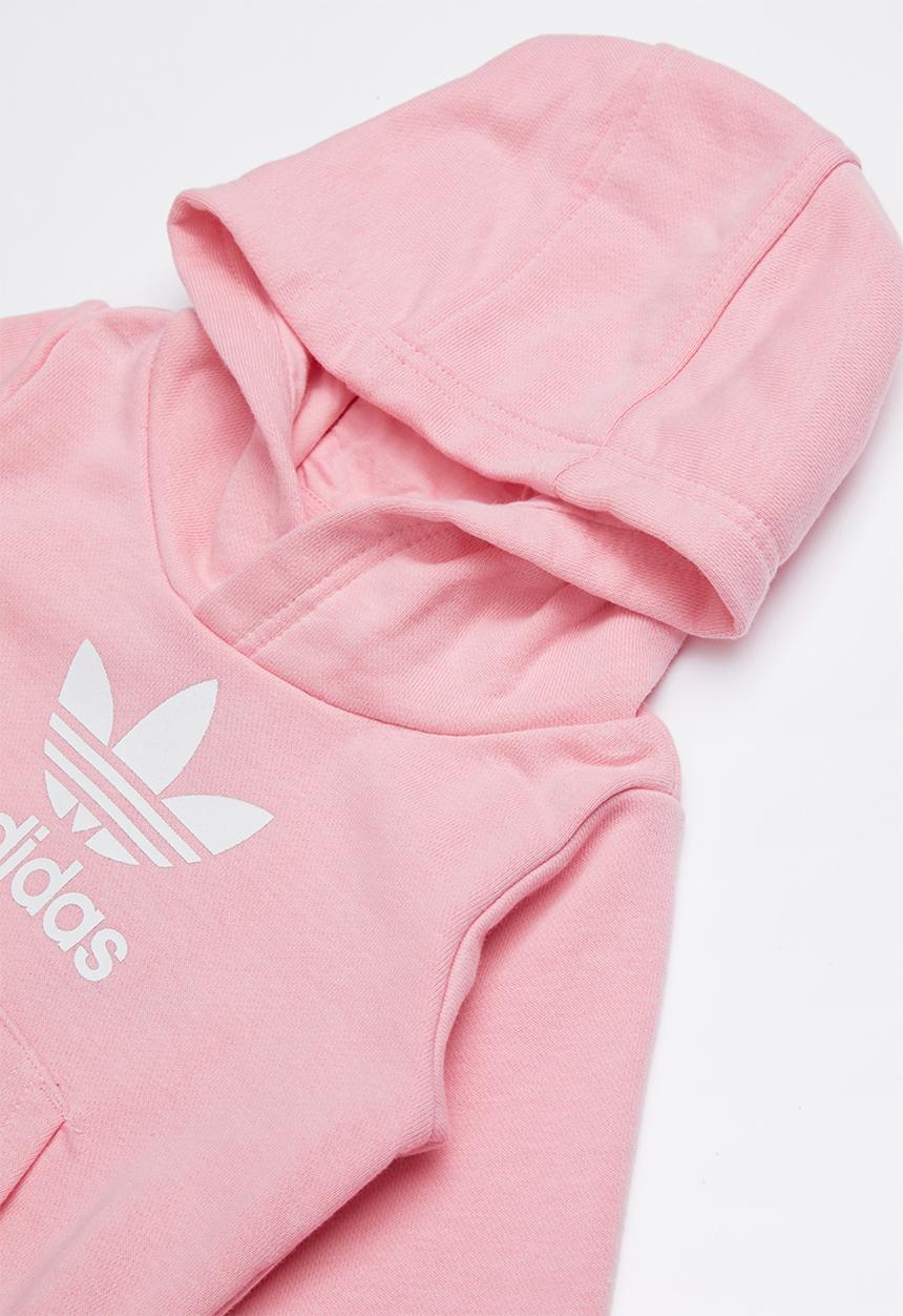 adidas Originals - Adidas trefoil tracksuit - pink & white