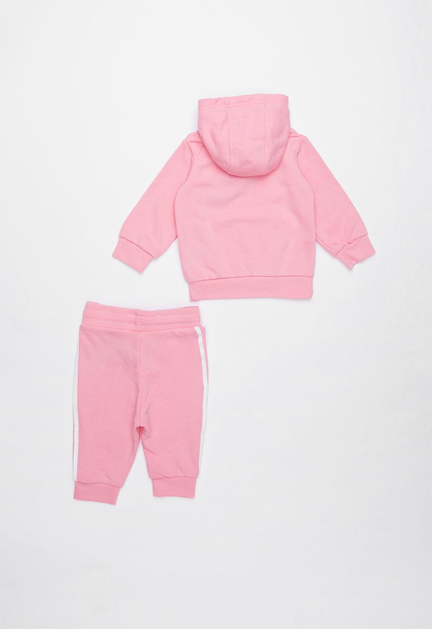 adidas Originals - Adidas trefoil tracksuit - pink & white