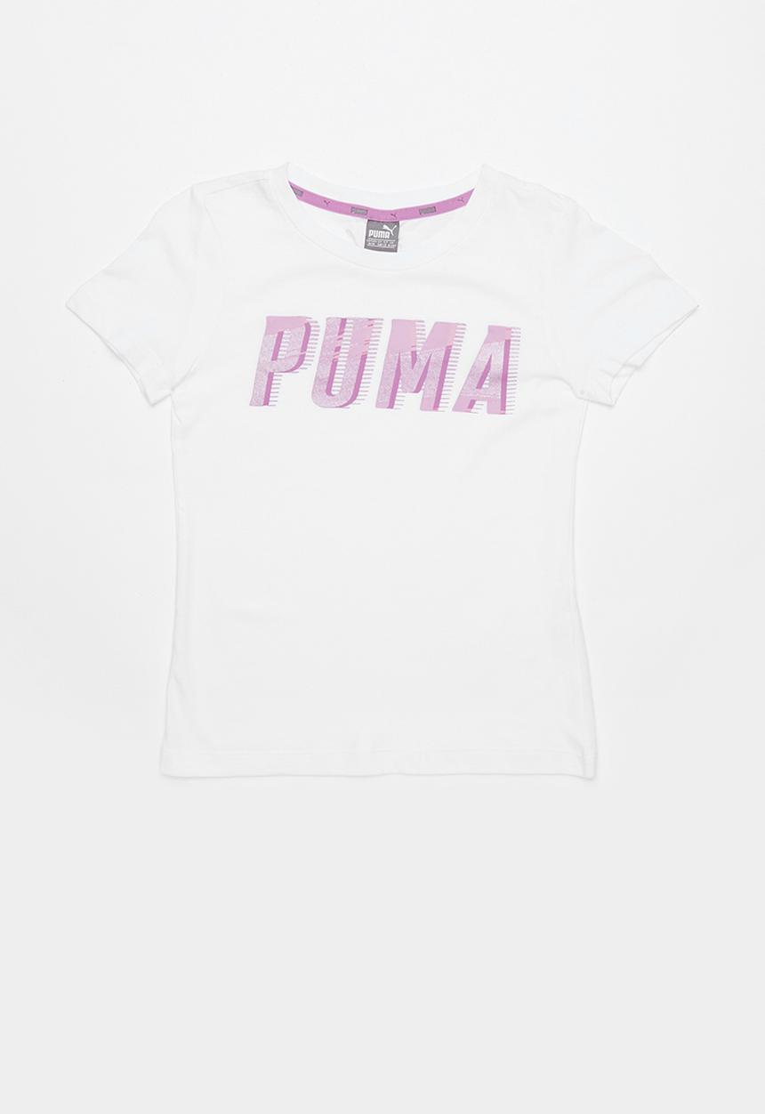 PUMA - Puma style graphic tee 1 g - white