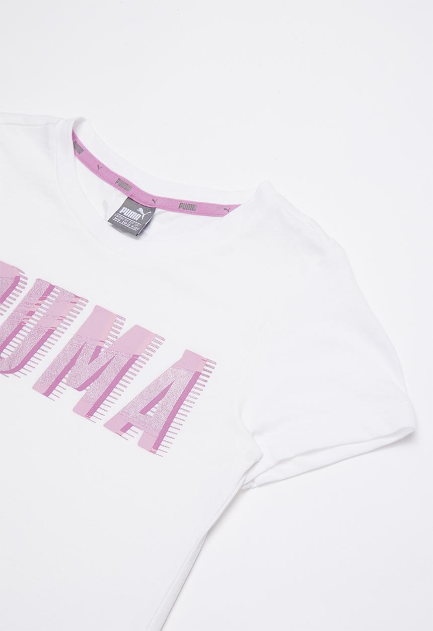PUMA - Puma style graphic tee 1 g - white