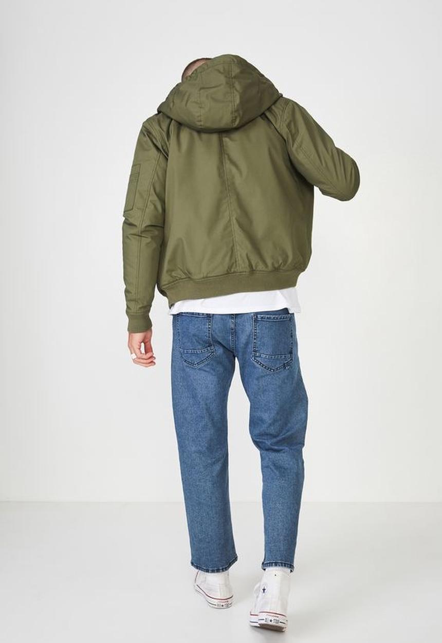 Cotton On - Ma1 hooded bomber jacket - khaki