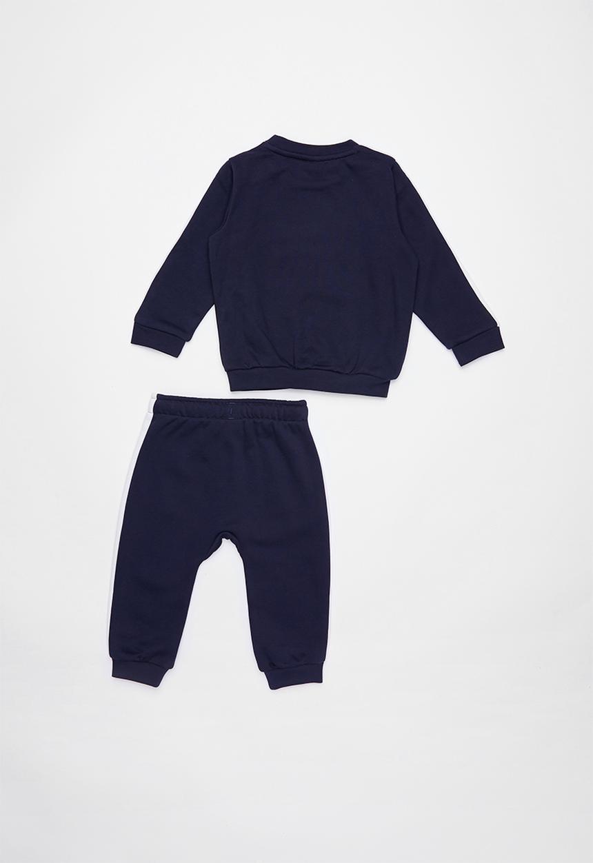PUMA - Minime prime t7 crew jogger peacoat - navy & white
