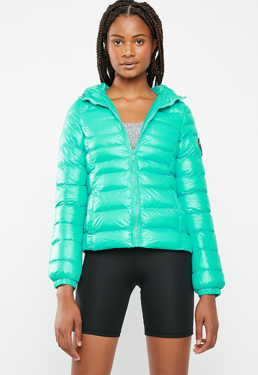 Brave Soul - Hoodie puffer jacket - green