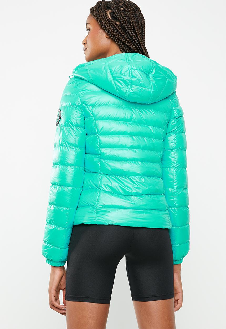 Brave Soul - Hoodie puffer jacket - green