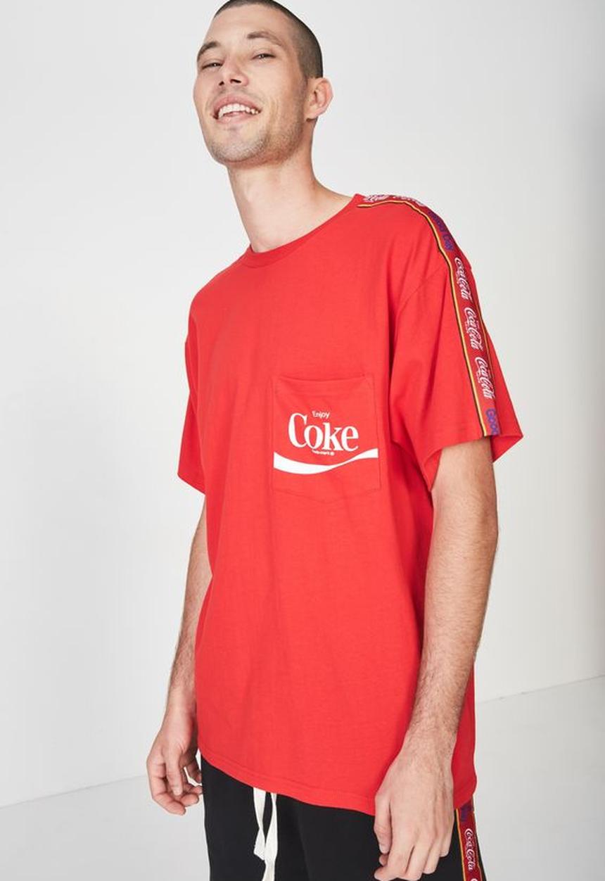 Cotton On - Downtown loose fit tee - red