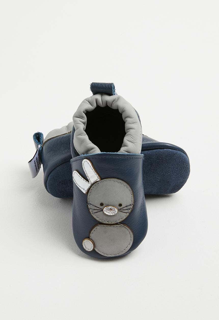 shooshoos - Rabbit go hop slip on - navy