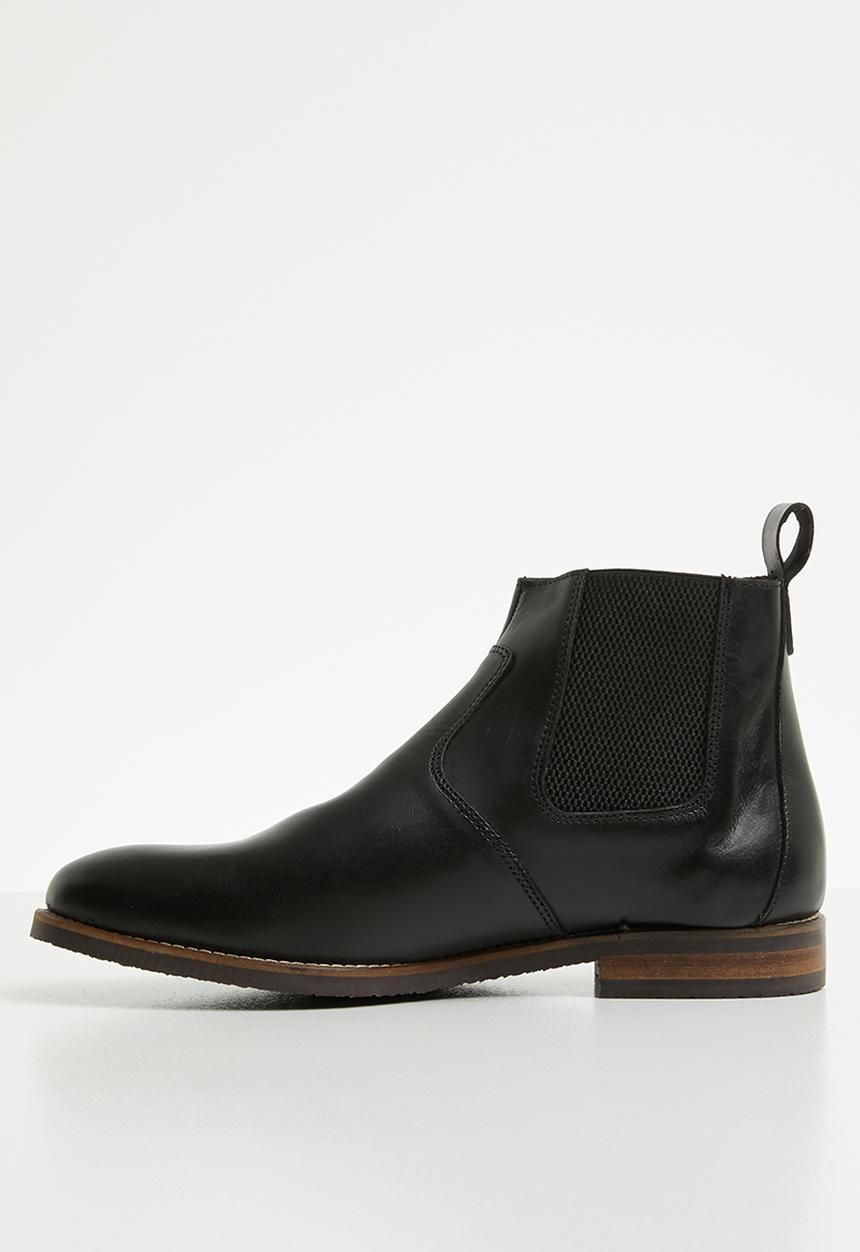 Superbalist - James leather chelsea boot - black