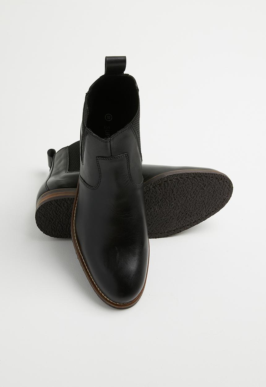 Superbalist - James leather chelsea boot - black