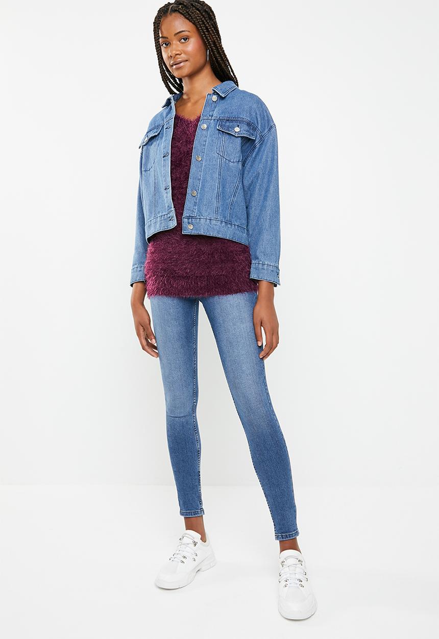 Brave Soul - Vintage skinny jeans - blue