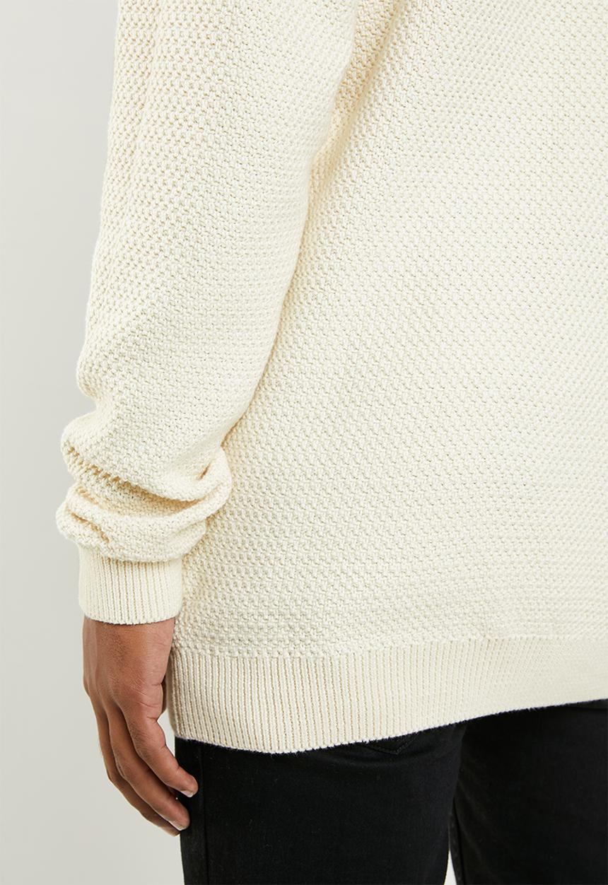 Superbalist - Relaxed fit textured knit - cream