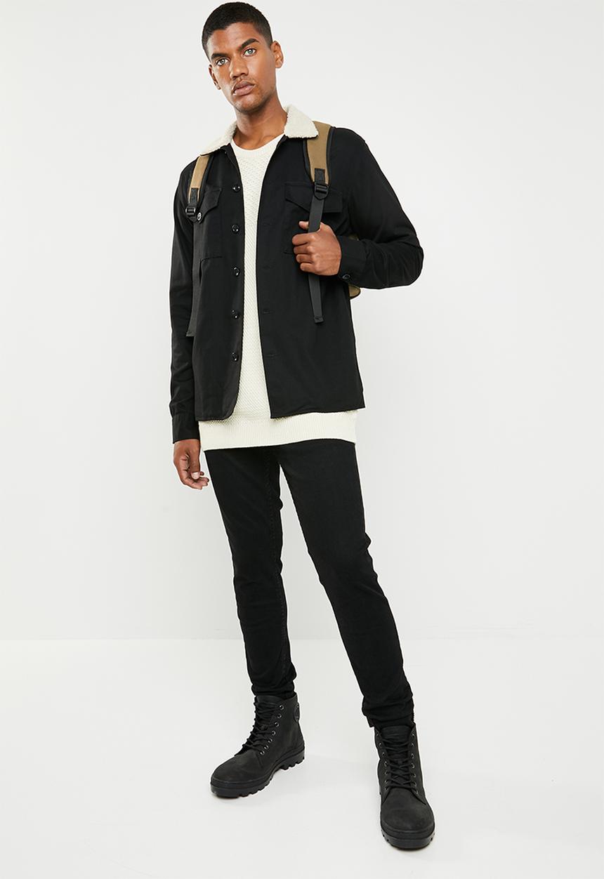 Superbalist - Relaxed fit textured knit - cream