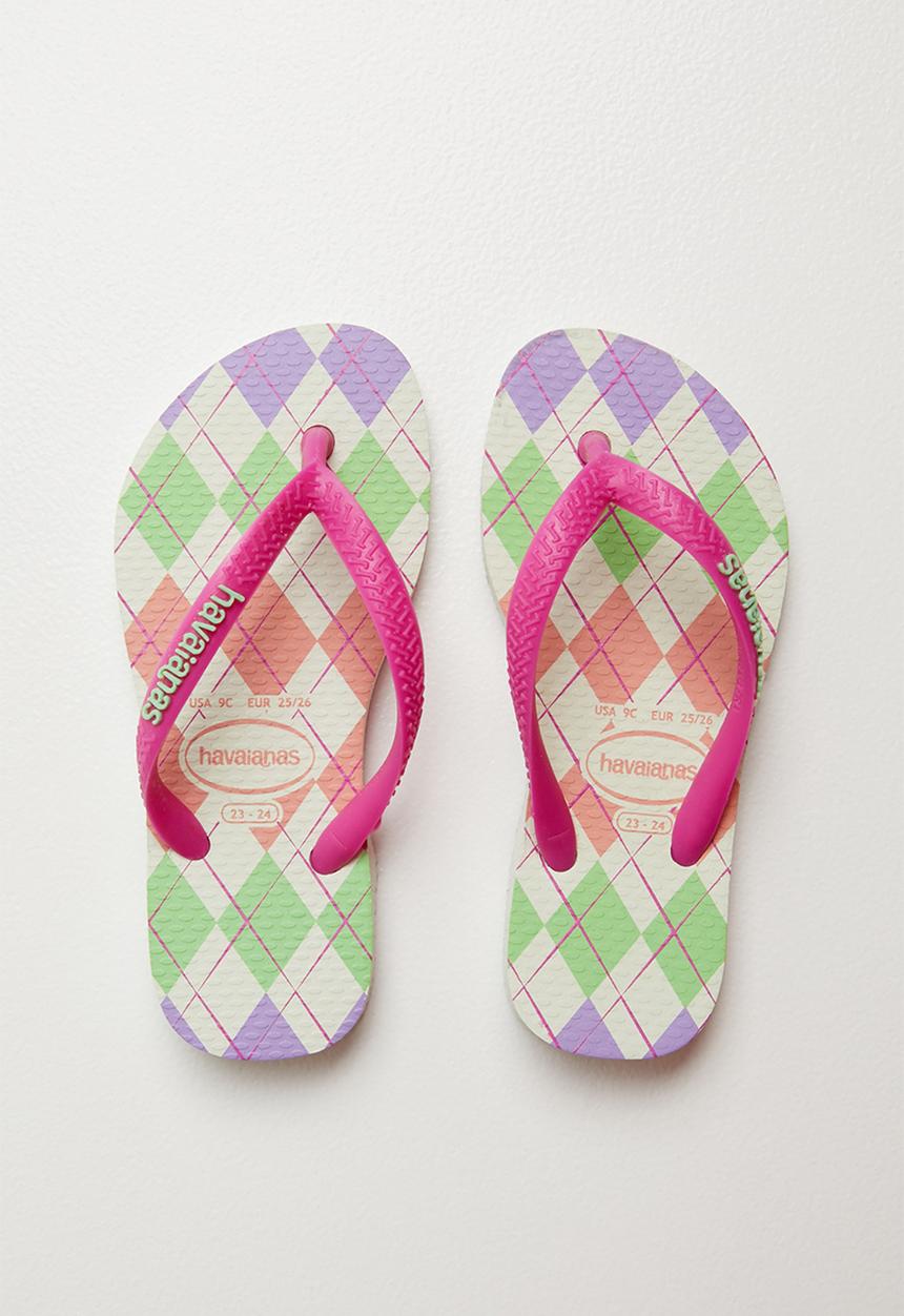 Havaianas - Retro slim fashion flip flops - multi