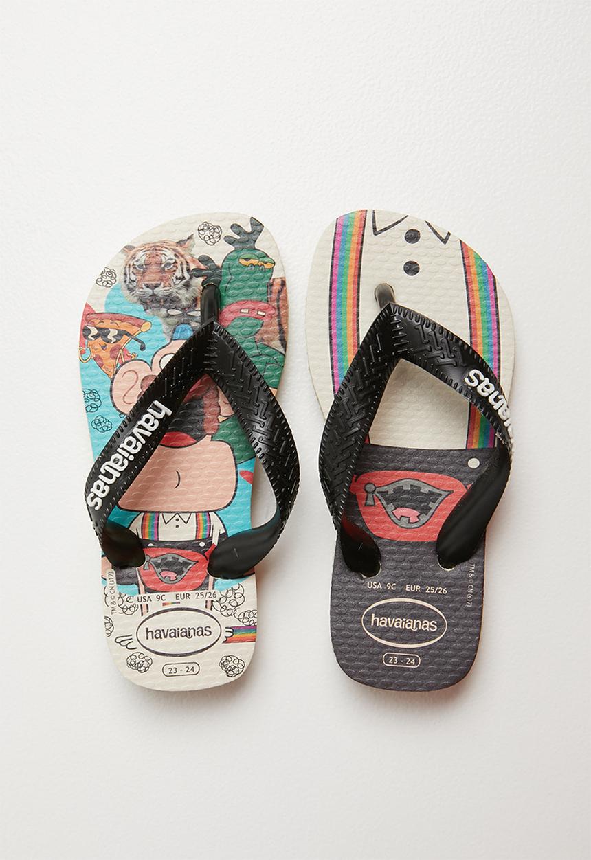 Havaianas - Kids cartoon flip flops - beige