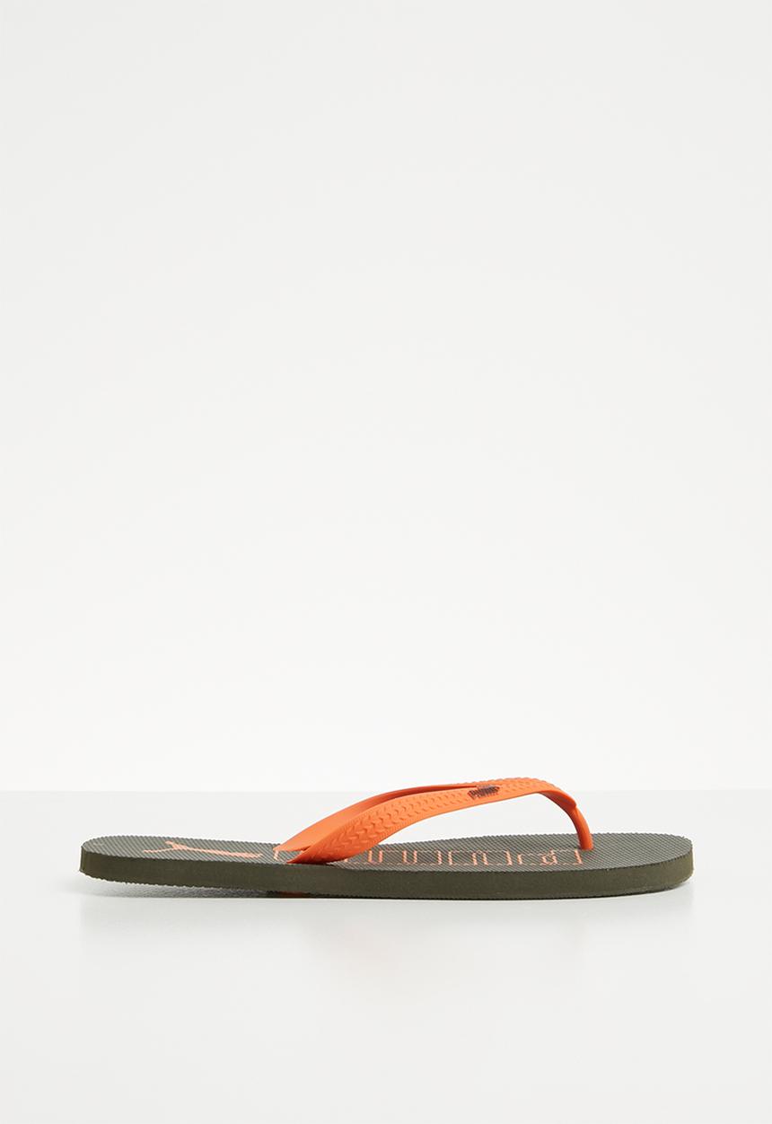PUMA - First flip jr dp forest night - black & orange
