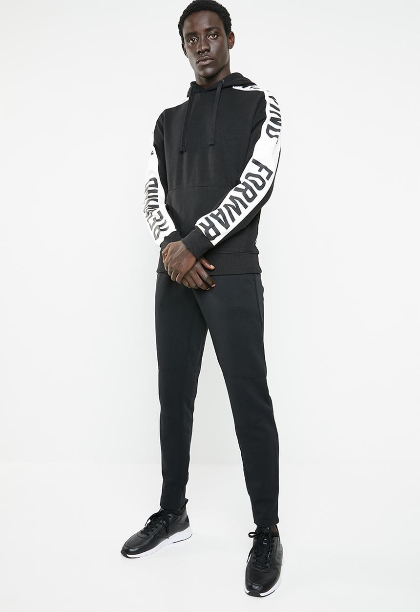 Jack & Jones - Rock hoody - black