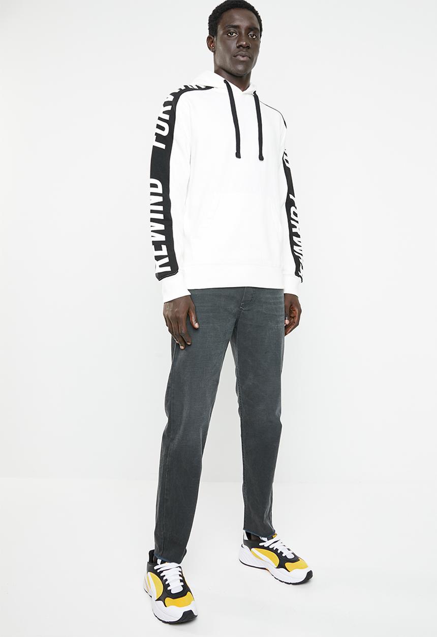 Jack & Jones - Rock hoody- white