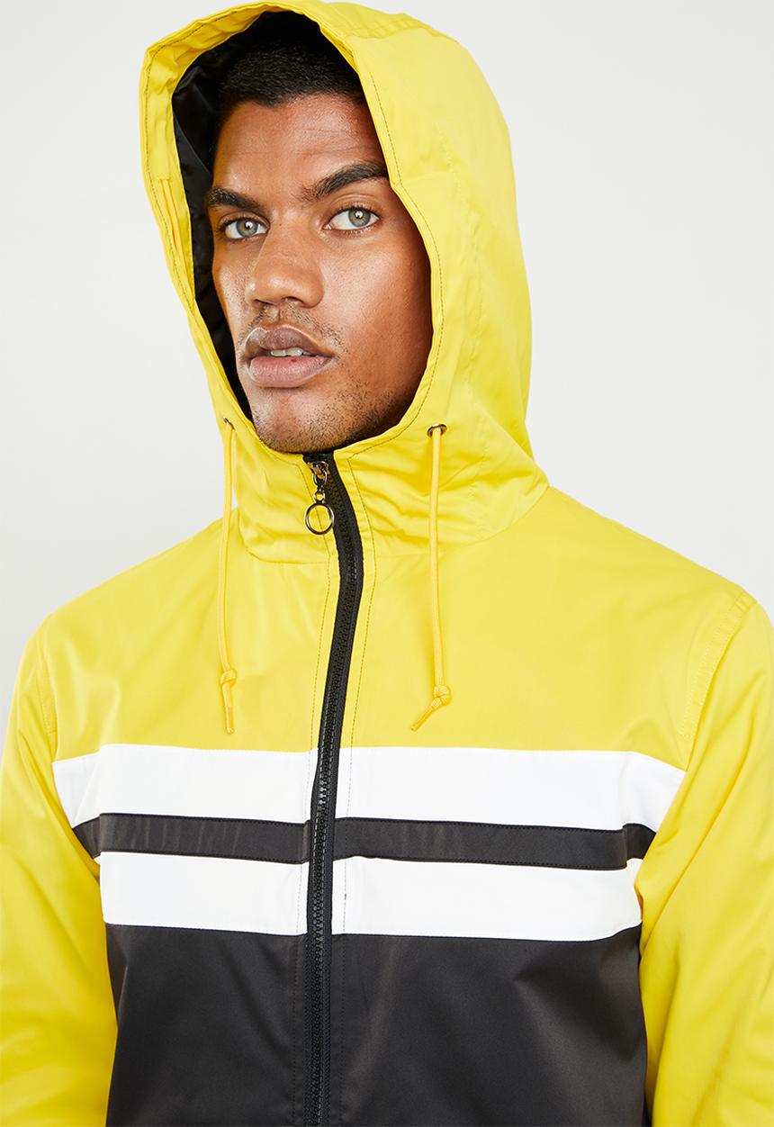 Superbalist - Colour blocked zip through windbreaker - multi