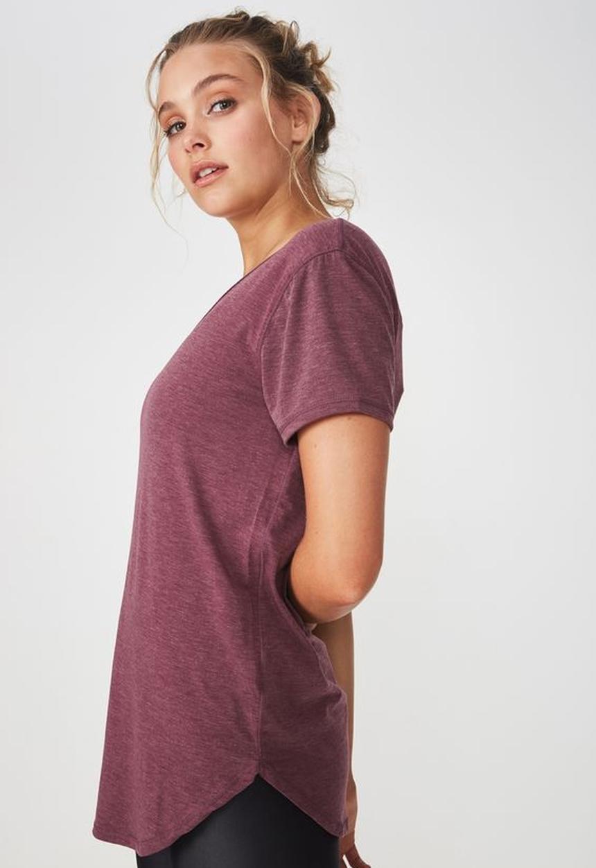Cotton On - Gym T-shirt - burgundy