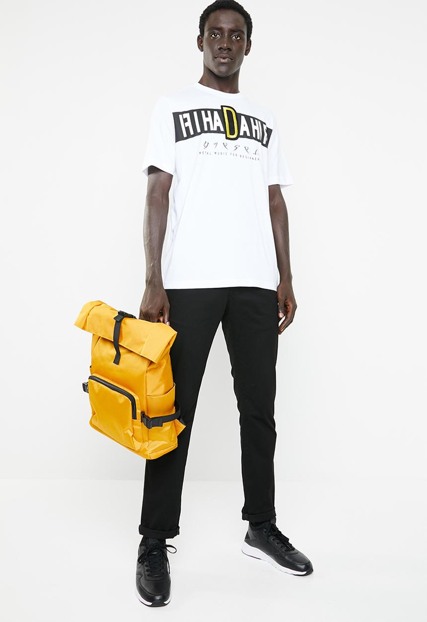 Diesel  - T-just-yz short sleeve logo tee - white